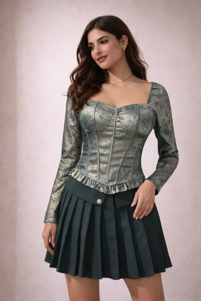 Emerald Eclipse Corset - Image 2