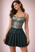 Midnight Muse Pleated Skirt - Image 3