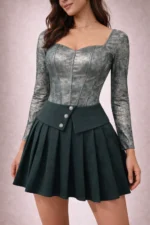 Midnight Muse Pleated Skirt - Image 7