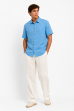 Ocean Thread Linen Shirt - Image 4