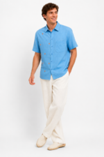 Ocean Thread Linen Shirt - Image 3
