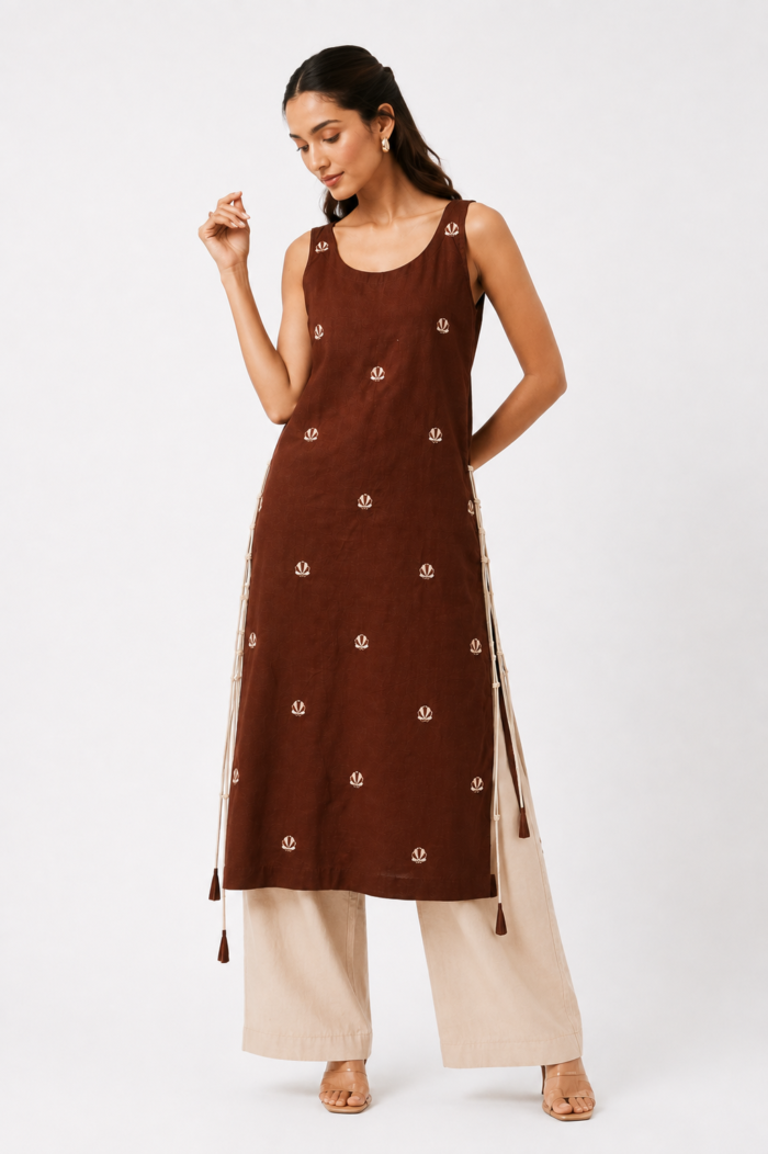 cocoa women 5 Cocoa Shell Kurti - Image 1