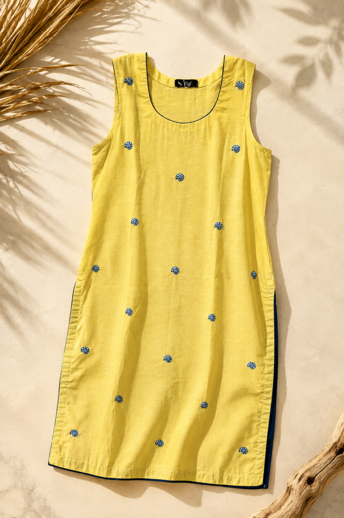 Sunlit Tide Kurti - Image 5