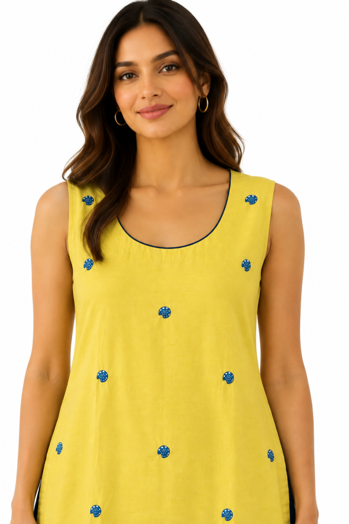 Sunlit Tide Kurti - Image 3