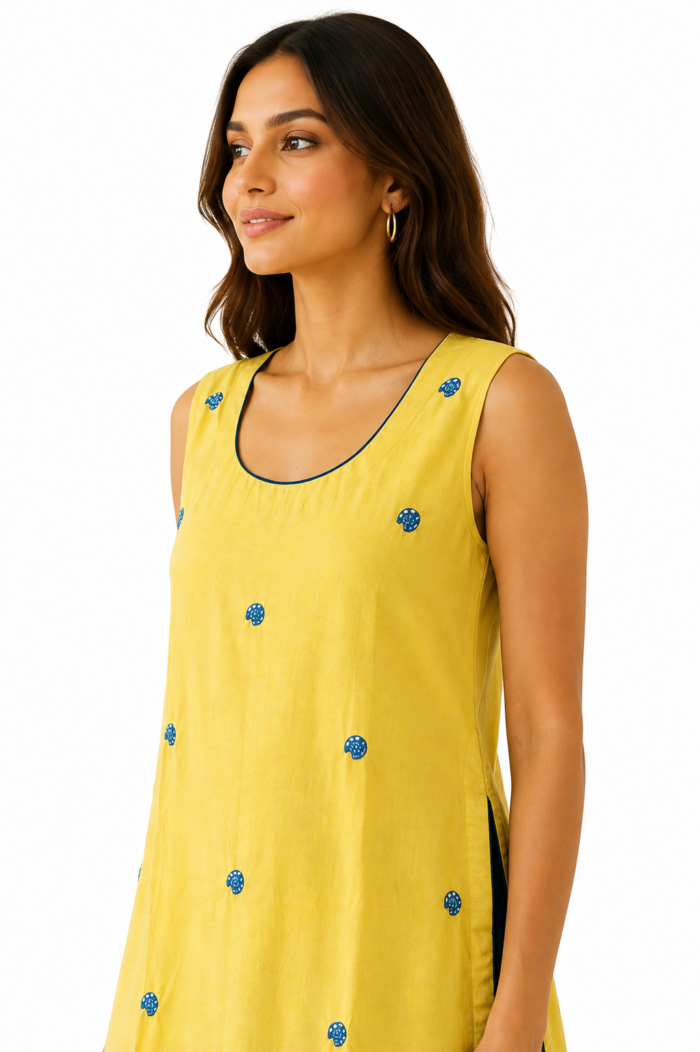 Sunlit Tide Kurti - Image 2
