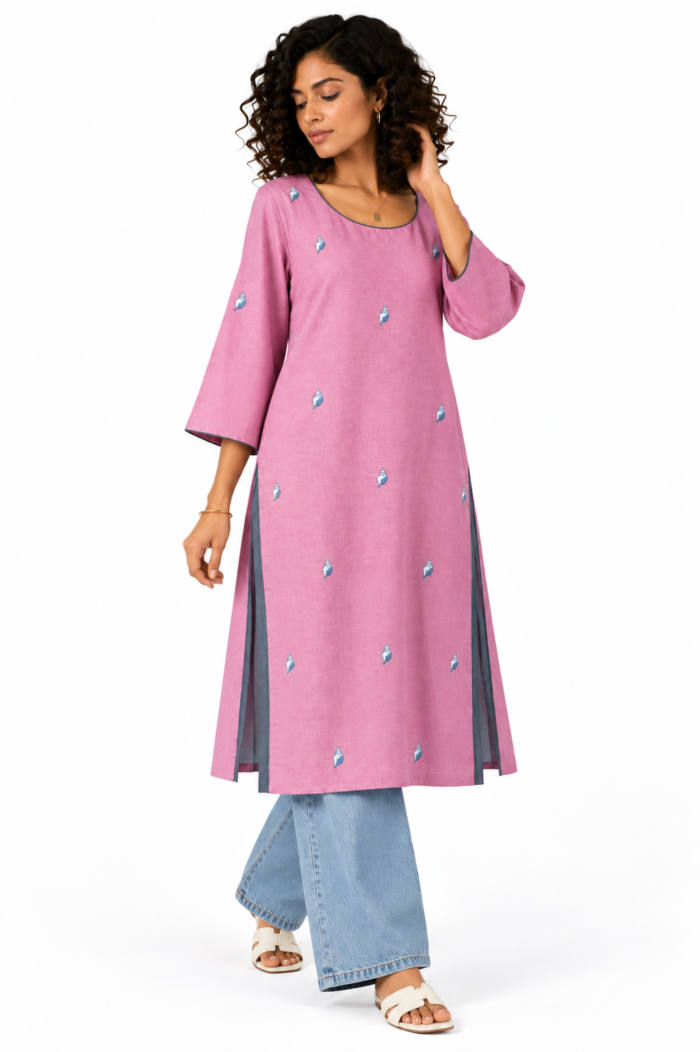 4 (2) Shell Drift Kurti - Image 1